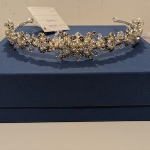 Silver Bel Aire Bridal Headband (Style 2026)